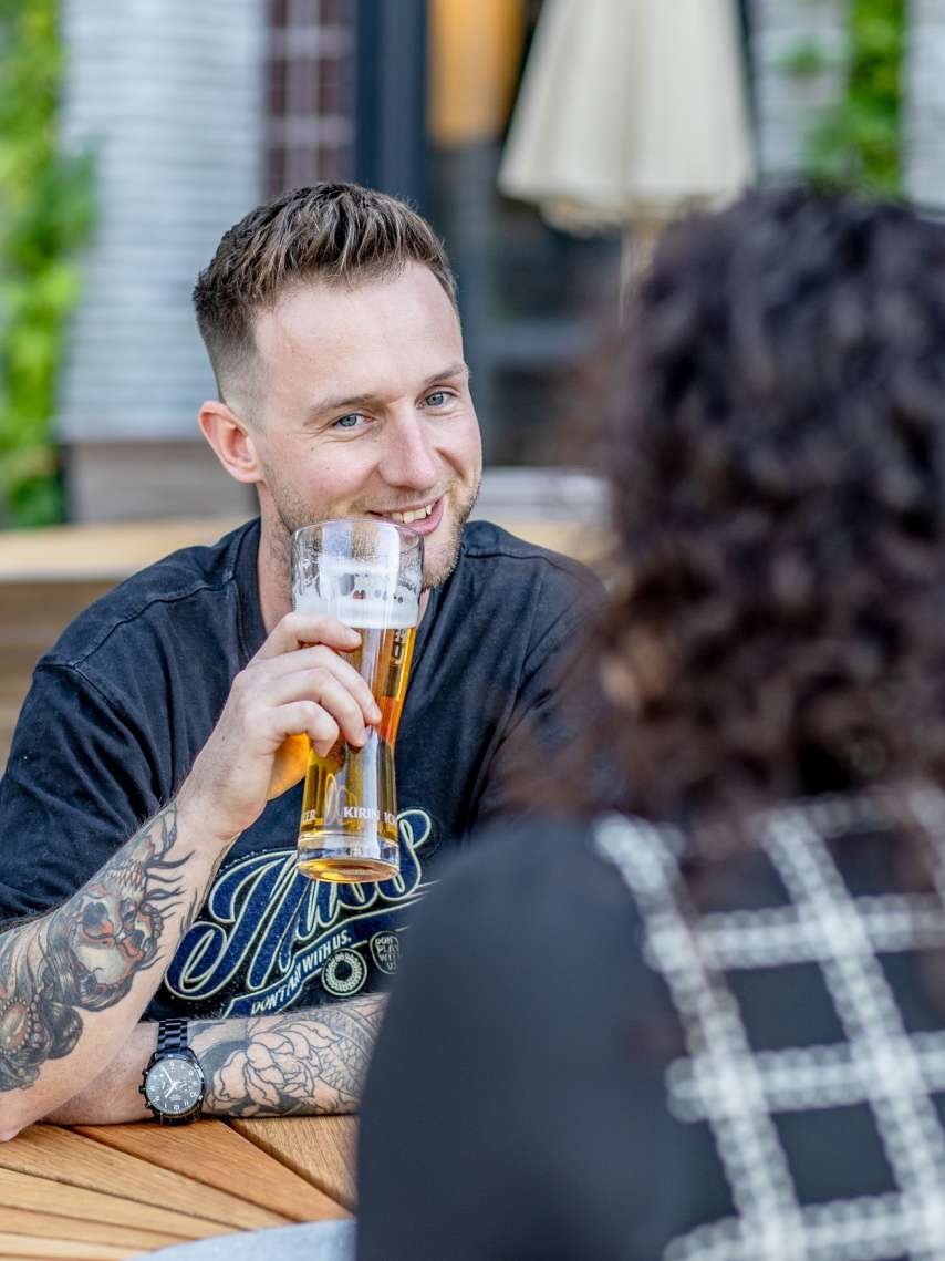 Mittagessen auf der Terrasse